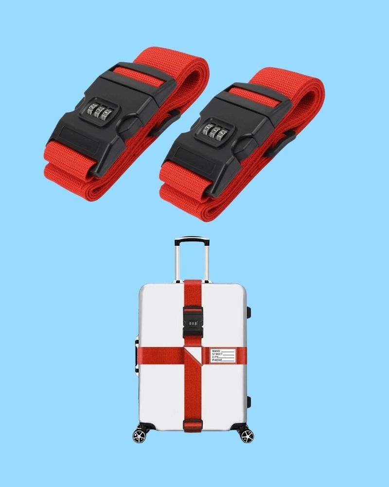 Kit x 2 Correas Protectoras con Clave Color Rojo