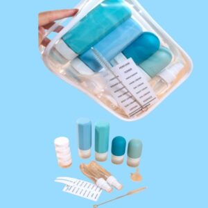 Set de Frascos de 13 piezas azul