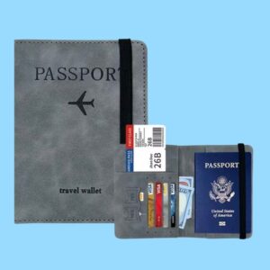 Porta documentos Gamuzado Color plomo